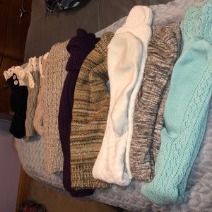 Leg warmers and long dress socks